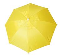 Ruilogod Sombrero amarillo de la cabeza del paraguas del paraguas del paraguas para la pesca