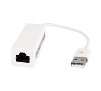 Ruilogod USB 2.0 un Tipo varón a Ethernet RJ45 Hembra Adaptador de Cable Blancas