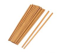 Ruilogod Vajilla de madera para cocina, palillos de pasta de fideos, 25 cm de longitud, 10 pares, color marrón (id: 18e BF8 B50 18F B43)