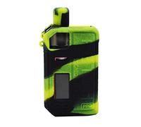 RUILUL Funda protectora de silicona para Smok Fetch Pro Case Pro Kit Skin Decal Wrap Sleeve Antideslizante Shield (negro verde)