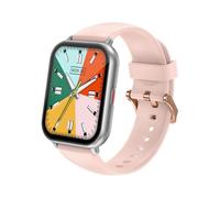 RUIMEN Smartwatch con Llamadas,Reloj Inteligente Haga Reciba Llamada y Asistente Voz, Smartwatch Mujer Hombre con Podómetro Oxígeno Sanguine Impermeable IP68 100+ Deportes Modos (Plata Rosada)