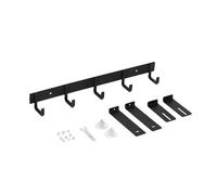 Ruimou 1 Pcs Negro Ajustable Ganchos Para Colgar Sobre La Puerta (Rango 35Mm-65Mm) Para Baños/Dormitorios/Cocinas/Varios Grosores De Puerta Interior