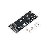 Ruimou 1Pcs M.2 B/B + M Key NGFF Y 2,5 "mSATA SSD A SATA 3 Tarjeta De Conversión De Adaptador De Placa Compatible con 2242 2260 2280 M.2 NGFF SSD