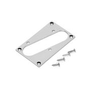 Ruimou 1Pcs Plata Marco De Montaje Del Anillo De Pastilla Del Puente De Guitarra (con tornillos de montaje) 77x50 mm Adecuado Para Guitarras Telecaster Tele