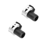 Ruimou 2 bastones de trekking de aleación de aluminio de 18 mm, cierre externo, cierre rápido, clip de bloqueo de repuesto para bastones de senderismo, montañismo y mochileros, accesorios de