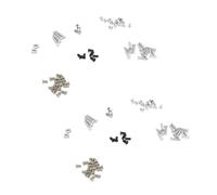 Ruimou 2 Set Tornillos De Instalación De Reparación De Consola Compatible Con 3DS/LL/XL Nuevo 3DS/3DSL/3DSXL (116pcs)