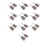 Ruimou 20 Piezas Cepillo Abrasivo a Láminas, Grano 80 Lija para Taladro