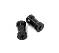 Ruimou 2Pcs Camera Mount Tripod Threaded Converter Bracket Aluminio 1/4 Cabeza Hembra A Cabeza Hembra 3/8 Adecuada para Trípode Ordinario Monopié Poste Sistema De Riel Soporte De Luz
