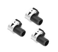 Ruimou 3 cierres externos de aleación de aluminio para bastones de senderismo (14 mm, 16 mm, 18 mm), abrazaderas abatibles de liberación rápida de repuesto para bastones de senderismo, bastones y
