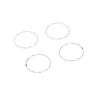 Ruimou 4 Pcs 29,5 mm anillo de fijación de movimiento anillo espaciador de prensa piezas de repuesto compatibles Con NH35 NH36 movimiento de reloj