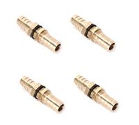 Ruimou 4 piezas de adaptador de bronce para fijación de motor deportivo 10 mm con juntas de silicona y adaptador de combustible para un flujo confiable de combustible