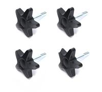 Ruimou 4pcs Pomo De Ajuste De Repuesto Para Andador De Silla De Ruedas M6x52mm Para Ajuste De Altura De Andador De Silla De Ruedas