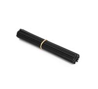 Ruimou 50 piezas PP varillas de soldadura de plástico Longitud 7,9 pulgadas PP varillas de soldadura para la reparación de automóviles/kayak de plástico(Negro)