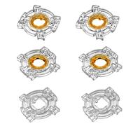Ruimou 6Pcs Octogonal/circulares/Cuadrado 8 Maneras Restrictor Gate Arcade Compatible con Sanwa GT-Y JLF Joystick Fight Stick