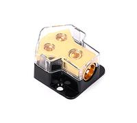 Ruimou Amp Bloque de Distribución de Potencia 2 Gauge in 4 Gauge out para Car Audio Splitter Ground Distribution Bloque de Conexión