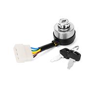 Ruimou Interruptor de llave de encendido, para 5-7KW GX390 generador de gas 188/190F de arranque, 6 cables de inicio del interruptor de llave