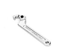 Ruimou Llave de gancho de cabeza redonda ajustable de 51 a 121 mm, cromo vanadio para apretar collares, tuercas de bloqueo, tuercas de canal lateral (longitud de la llave: 290 mm)