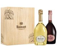 Ruinart Caja dúo 2 botellas en estuche Champagne Wood - Champagne 1.5