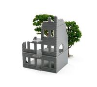 Ruinas de Stalingrado WW2 (MTST06) - terreno de Wargaming impreso en 3D para escala de 28 mm y 15 mm - Ruinas de la ciudad del frente oriental (28 mm)