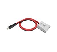 RUINBNC Cable de alimentación de 50 A a CC 5,5 x 2,1 mm macho para generadores solares, caravanas, barcos, 50 A, cable de alimentación de corriente continua