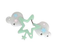 RUINBNC Colgante con patrón de notas musicales, estilos únicos, llavero colgante adecuado para bolsas o llaveros, accesorio elegante para llavero, star, Talla única