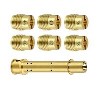 RUINBNC Conjunto de chorros de carburador de servicio para motores de motocicleta de 212 CC a 420 cc y GX160 a GX390, juego de chorros principales de carburador