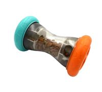 RUINBNC Dispensador interactivo de comida para perros, juguete de bola rodante, dispensador de golosinas, comederos lentos para perros y gatos, fácil de limpiar, dispensador de golosinas de
