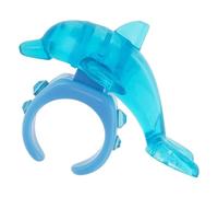RUINBNC Divertidos anillos acrílicos divididos de moda, apilables, accesorio de moda, joyería única para adolescentes, anillos ajustables