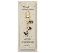 RUINBNC Llavero multifuncional de mariposa de aleación para organización y mejora de estilos, accesorio de moda, Black, Medium