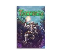 RUINOSAU Póster de juego Terraria en lienzo, decoración de pared para dormitorio, sala de estar, decoración moderna de pared del hogar, regalo, 40 x 60 cm, estilo sin marco