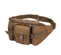 (Ruins Green FG)Outdoor Sports Waterproof Waist Bag Stylish Multi-Purpose Cross-body Fanny Pack for Hiking Running