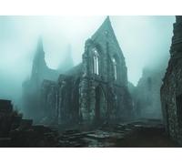 Ruins & Reverie: A College-Ruled Notebook of Forgotten Sanctuaries