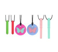 RUIOMII 6 Piezas Mordedor Autismo, Mordedor Adulto, Mordedores NiñOs Autistas, mordedores Para niños y adultos, Regalos Para NiñOs Con Autismo