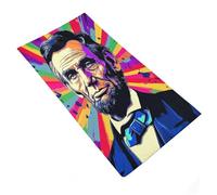RUIOQAW Retrato Colorido de Abraham Lincoln - Juego de 2 Toallas básicas absorbentes y Suaves para la Piel, para Viajes, Camping y Playa, 35 x 73 cm