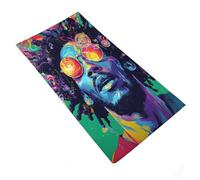 RUIOQAW Toallas Lavables de 2 g/m² con Colores Vibrantes Artistic Fusion, extragrandes, Muy absorbentes y de Secado rápido, hogar (35 x 73 cm)