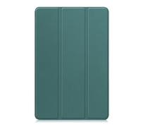 RUIPOCX Funda Compatible con Doogee T36 de 12 Pulgadas para Tableta PC, Delgada, Plegable, con Soporte Triple y Carcasa Trasera rígida.(Dark Green)