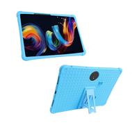 RUIPOCX Funda de Silicona a Prueba de Golpes Compatible con TCL NxtPaper 11 Plus de 11,5 Pulgadas 9469x Tableta con Soporte Ajustable(Blue)