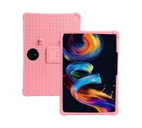 RUIPOCX Funda de Silicona a Prueba de Golpes Compatible con TCL NxtPaper 11 Plus de 11,5 Pulgadas 9469x Tableta con Soporte Ajustable(Red)