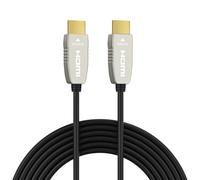 RUIPRO 12 metros Cable HDMI de fibra 4K 60Hz HDMI 2.0 18Gbps ARC HDR10 Dolby Vision HDCP2.2 YUV 4:4:4 Cable óptico HDMI ultra delgado y flexible con tecnología óptica