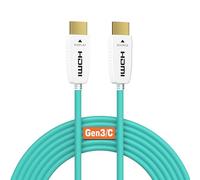 RUIPRO Cable HDMI 2.1 de Fibra Óptica 8K 50M, Ultra Alta Velocidad 48Gbps, Soporta 8K@60Hz, 4K@120Hz, HDR Dinámico, eARC, HDCP 2.2, Compatible con PS5, Xbox, TV, Proyector, Monitor, Home Cinema