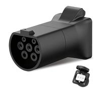 Ruiqas Adaptador Tipo 2 a Schuko, Adaptador de Carga de 16 A, Apto para MG EV 3,5 kW MG4 MG5, Conector de Coche Marvel R Tipo 2 Adaptador de Descarga