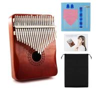 RUIQINQI Kalimba - Piano de pulgar portátil, piano de dedo Mbira, 21 teclas, instrumentos musicales, piano de bolsillo, con martillo de afinación e instrucciones (idioma español no garantizado