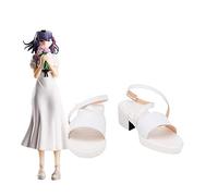 RUIRUICOS Fate Stay Night Heaven's Feel Sakura Matou White Shoes Cosplay Long Boots Leather Custom Made For Party Birthday 35 FemaleMatouSakura