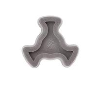 ruiruiNIE 2 Piezas 17mm Horno microondas Placa giratoria Rodillo Guía Soporte Acoplador Bandeja Eje