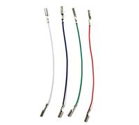 ruiruiNIE 3 / 4PCS Cartucho Phono Cable Conduce Cables de encabezado para Tocadiscos Phono Headshell
