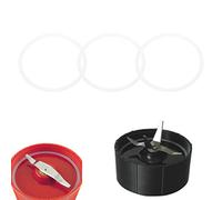 ruiruiNIE 3 juntas de repuesto de goma en forma de O de 7,8 cm para licuadora, color blanco, 78 mm