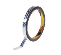 ruiruiNIE Gimnasia rítmica decoración holográfica prismática Brillo Cinta Aros Palo - Plata