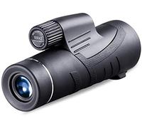 Ruiseawing Binoculares portátiles de alta potencia de 10 x 42 pulgadas, telescopio monocular de alta definición compacto con lente prisma BAK4, vidrio ED con adaptador de smartphone para adultos