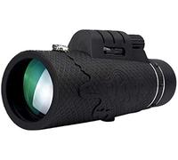 Ruiseawing Prismáticos portátiles de alta potencia 20 x 60, telescopio monocular compacto con lente prismática BAK4, monocular con brújula, adaptador para smartphone y trípode