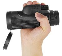 Ruiseawing Telescopio monocular 40×60 telescopio monocular para conectar con el teléfono para tomar fotos para niños, mini telescopio de alta definición de alta potencia, portátil para exteriores